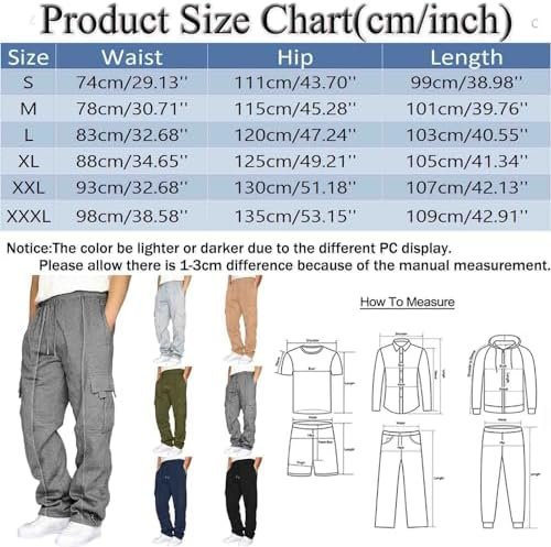 Men's Fitness Running Pants Lace Up Loose Waist Wide Foot Solid Color Pocket Loose Wool Sweatpants Men Stretch