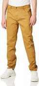 Men's Stretchable Basic Style of Color Skinny Jean Twill Pants