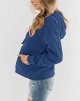 Women's Casual Hoodies Long Sleeve Solid Lightweight Pullover Tops Loose Sweatshirt with Pocket