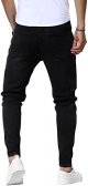 Mens Jeans Slim Fit Skinny Denim Stretch Tapered Jean Pants