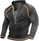 Mens Fashion Leisure Simple Autumn And Winter Leisure Threaded Neckline Raglan Sleeve Pullover Sweater Long Love