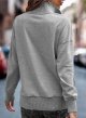 Womens Sweatshirt Casual Long Sleeve Lightweight Sweatshirts Button Loose Pullover Tops