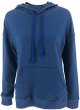 Women's Casual Hoodies Long Sleeve Solid Lightweight Pullover Tops Loose Sweatshirt with Pocket