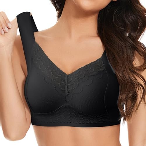 Women's Large Strapless Lace Tank Top Underwear Thin Side Fold Side Breast Gather Women Bras Wireless Plus Size