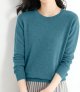 Women's Casual Crew Neck Solid Color Pullover Sweater Half Zipper Sweater Men